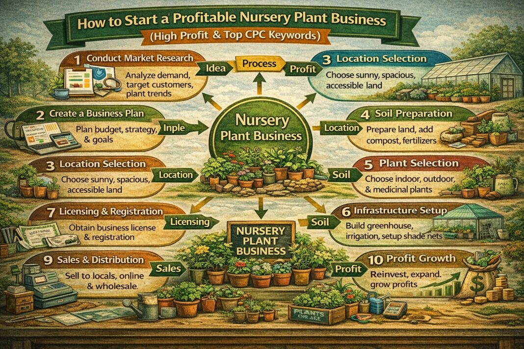 How to Start Nursery Plant Business (High Profit & Investment)