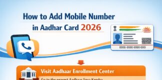 How to Add Mobile Number in Aadhar Card 2026