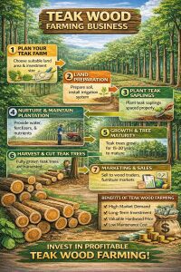 Teak Wood Farming Business  Your Path to Sustainable Wealth