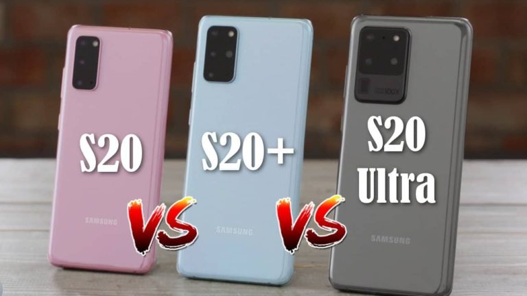 Samsung Galaxy S20 vs S20+ vs S20 Ultra Full Specification