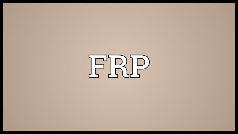 FRP क्या हैं? FRP Full Form Hindi