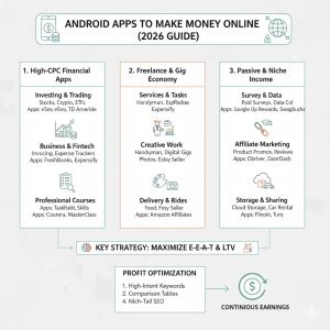 10 Legit Android Apps to Make Money Online in 2026