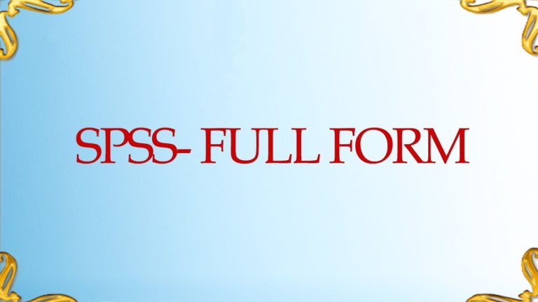 SPSS क्या है Full Form Hindi