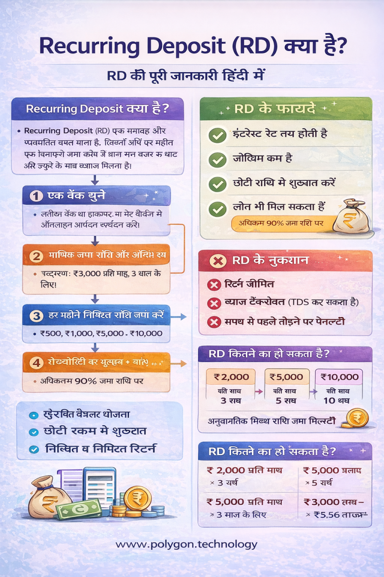Recurring Deposit क्या है RD की पूरी जानकारी Hindi में