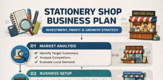 Stationery Shop Business Plan, Investment, Profit & Growth Strategy