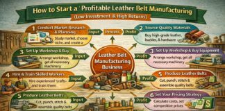 How to Start Leather Belt Manufacturing Business (Low Investment & High Returns) How to Start Leather Belt Manufacturing Business (Low Investment & High Returns)
