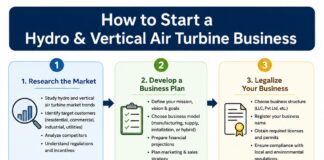 How to Start a Hydro & Vertical Air Turbine Business How to Start a Hydro & Vertical Air Turbine Business
