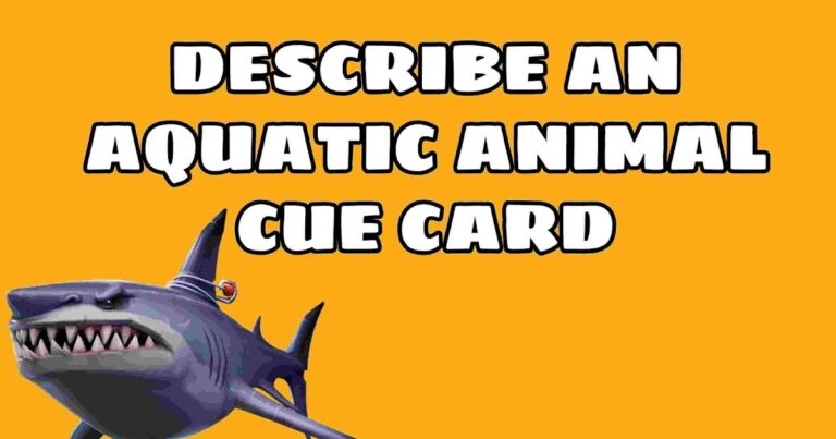 Describe an aquatic animal
