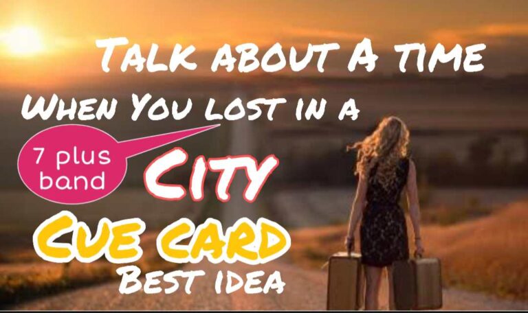 Describe a time when you got lost in a place you did not know about