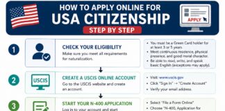 How to Apply Online for USA Citizenship