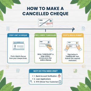  Cancelled Cheque क्या हैं कैसे बनाएं How to Make