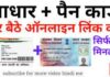 Aadhar Card To Pan Card In Hindi