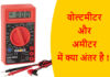 Voltmeter in hindi
