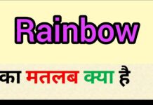 Rainbow in Hindi
