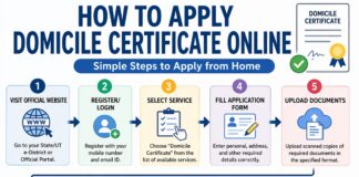 How to Apply Domicile Certificate Online How to Apply Domicile Certificate Online