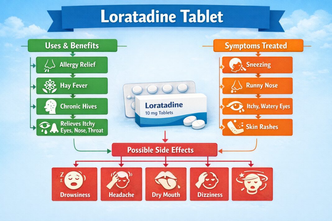 Loratadine Tablet Uses and Side Effects