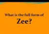 ZEE Full Form