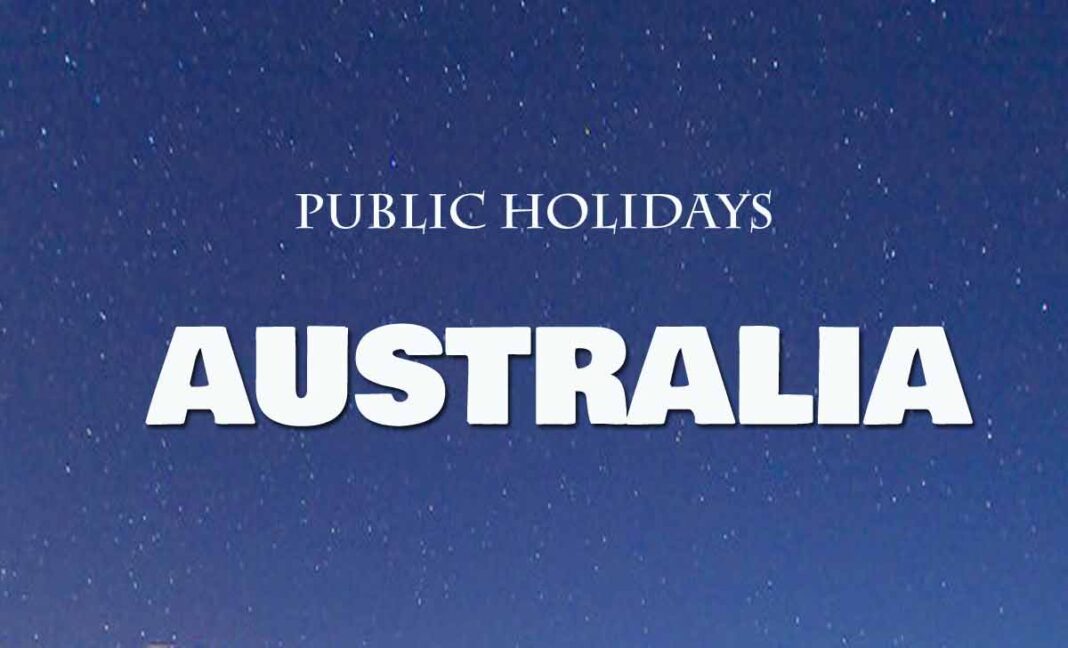 Australia Holidays and Festival List
