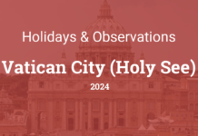 Holy See Holidays and Festival List