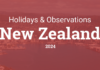 New Zealand Holidays and Festival List