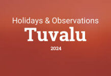 Tuvalu Holidays and Festival List