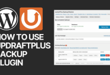 Updraftplus Backup