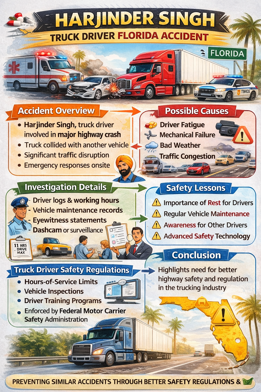 Harjinder Singh Truck Driver Florida Accident Harjinder Singh Truck Driver Florida Accident