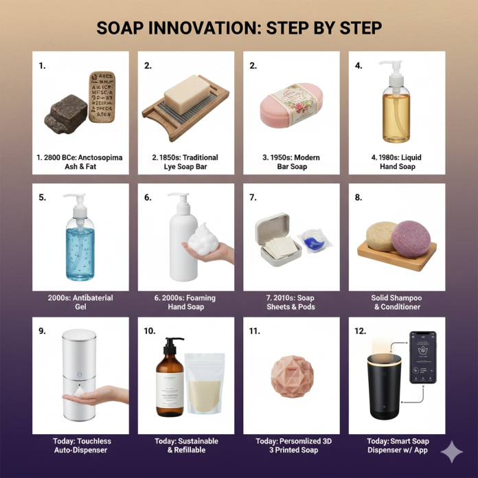 Soap Innovation Step by Step 1st to Latest Soap Innovation