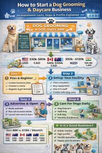 How to Start a Dog Grooming Business and Daycare
