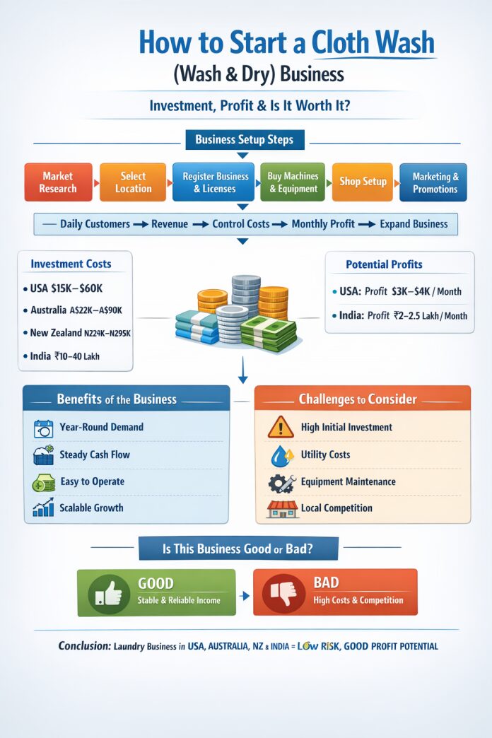 How to Start a laundromat