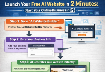 Start Your Online Business Quickly: Build a Website in 2 Minutes Build a Website in 2 Minutes