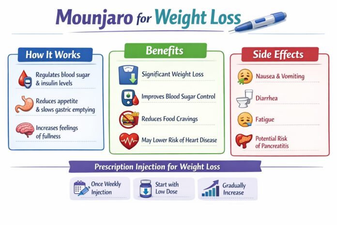 Mounjaro for Weight Loss Benefits, Side Effects, and How It Works