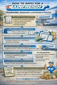 How to Apply Mainfreight Franchise Agreement and Contractor Process