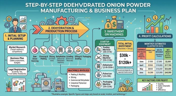 The Lucrative World of Onion Powder Manufacturing Business