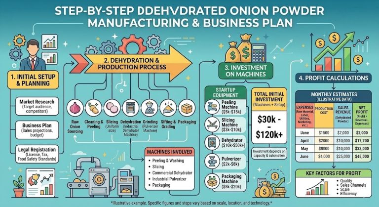 The Lucrative World of Onion Powder Manufacturing Business