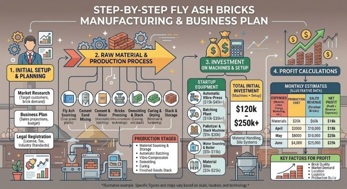Why Eco-Friendly Fly Ash Bricks Manufacturing Business
