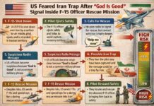 US Feared Iran Trap After “God Is Good” Signal Inside F-15 Officer Rescue Mission