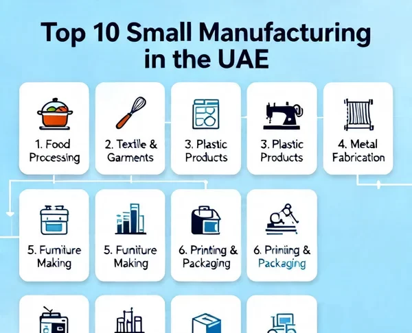 Top 10 Small Manufacturing in the UAE (Low Investment & High Profit)