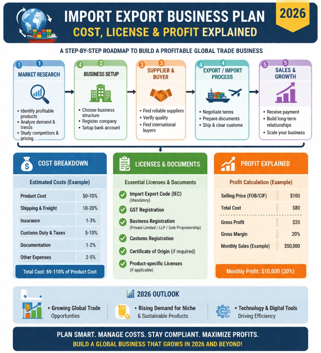 Import Export Business Plan, Cost, License & Profit Explained